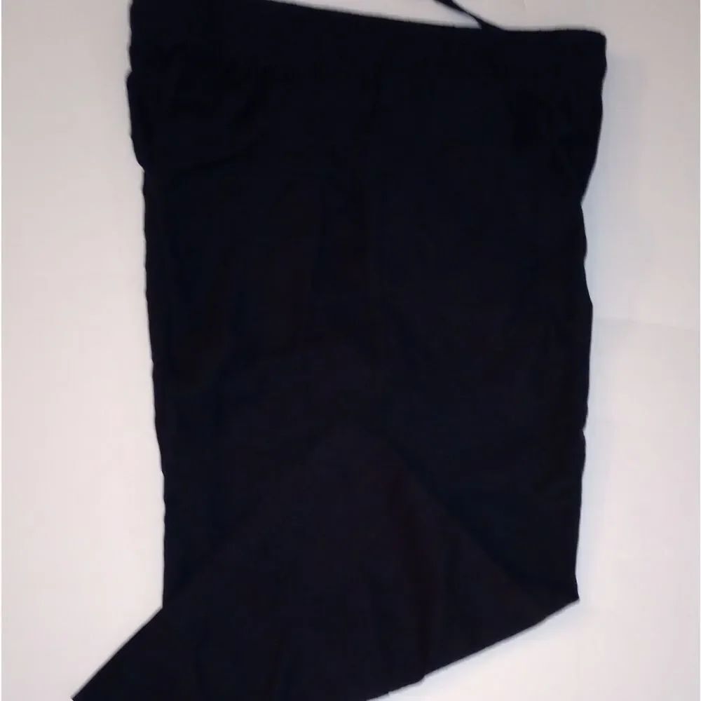 🆕👖Zac & Rachel Linen Blend Capris, Black, Sz L